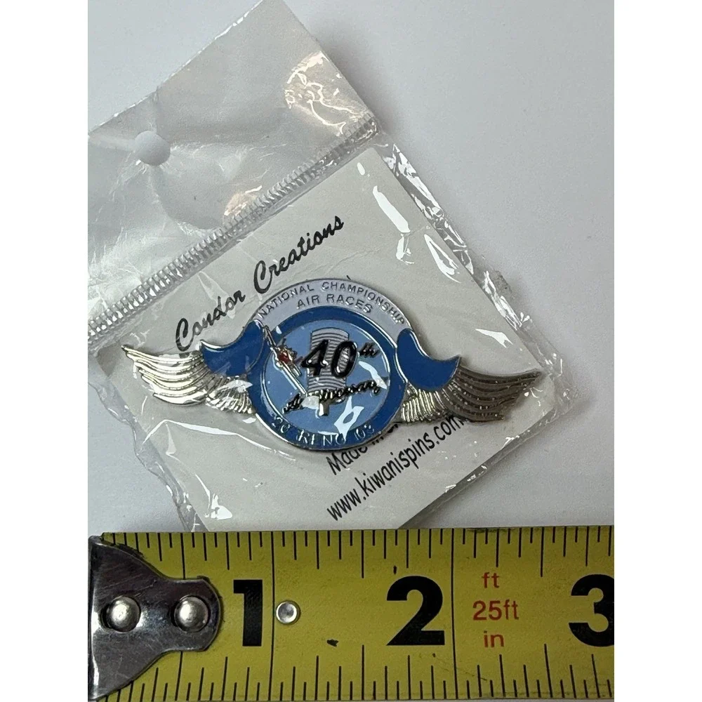 2003 National Championship RENO AIR RACES Wings Enamel Lapel Pin Nevada 40th
